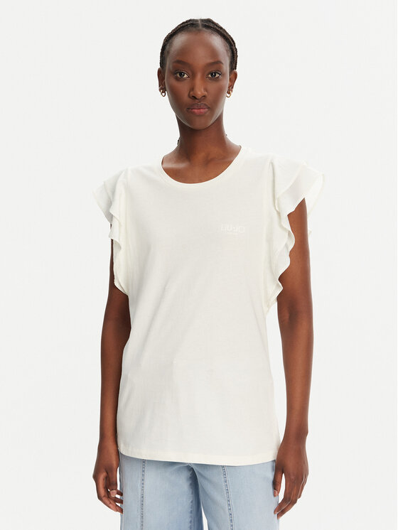 Футболка обычного кроя TA5178 J5904 Liu Jo Sport, белый 
Футболка обычного кроя TA5178 J5904 Liu Jo Sport, белый