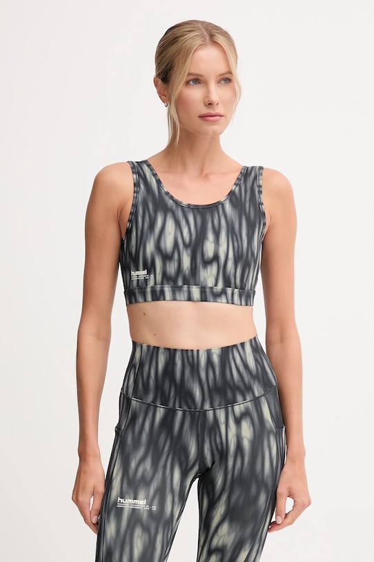 Спортивный бюстгальтер Hummel, зеленый
Спортивный бюстгальтер Hummel, зеленый