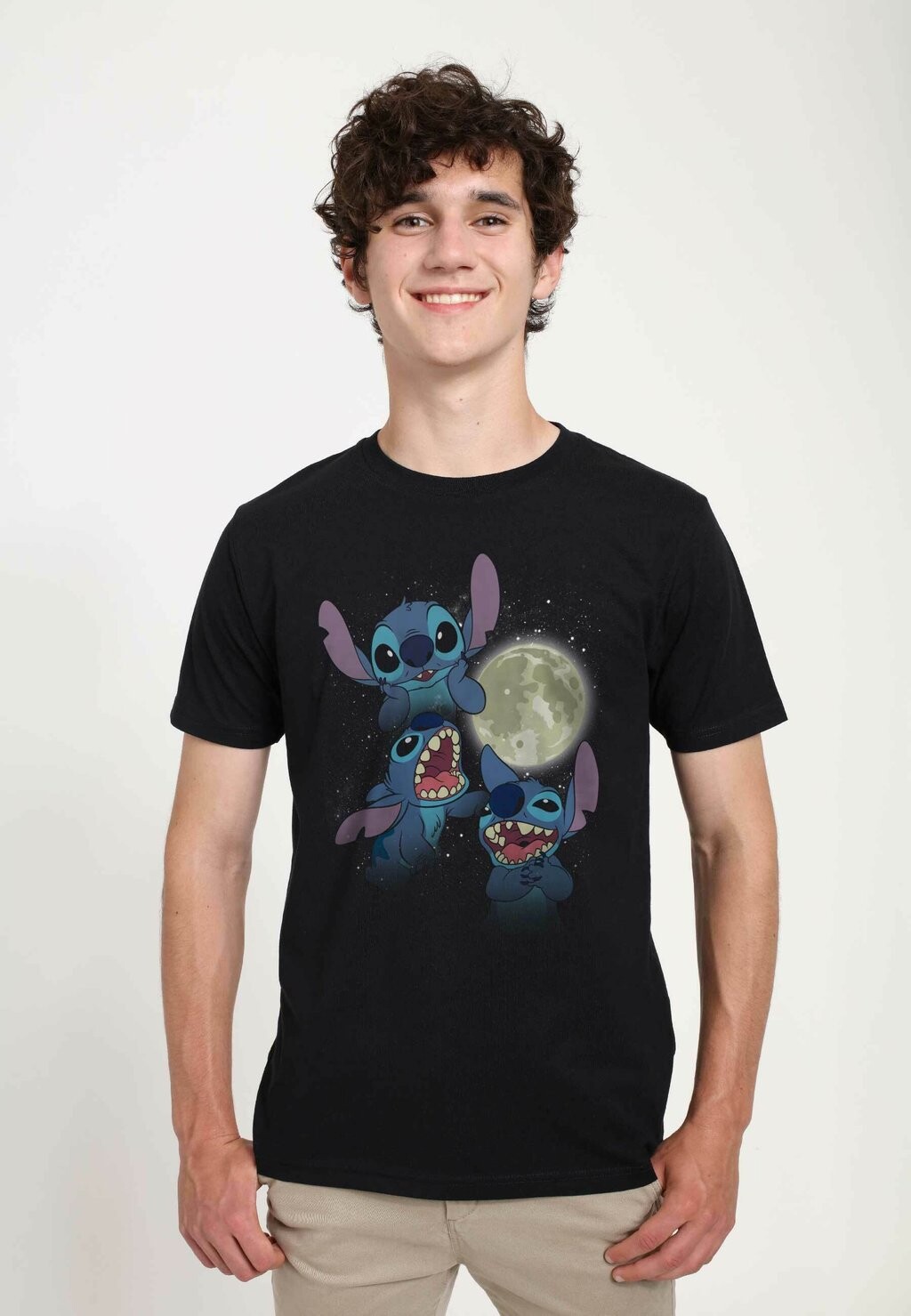 Футболка с принтом DISNEY LILO & STITCH THREE STITCH MOON UNISEX Henry Tiger, черный
Футболка с принтом DISNEY LILO & STITCH THREE STITCH MOON UNISEX Henry Tiger, черный
