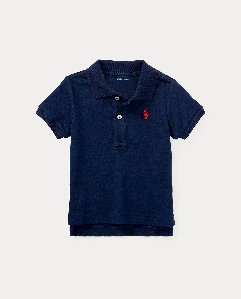 Хлопковая рубашка поло для мальчика с вышитой лошадкой Polo Ralph Lauren, тёмно-синий
Хлопковая рубашка поло для мальчика с вышитой лошадкой Polo Ralph Lauren, тёмно-синий