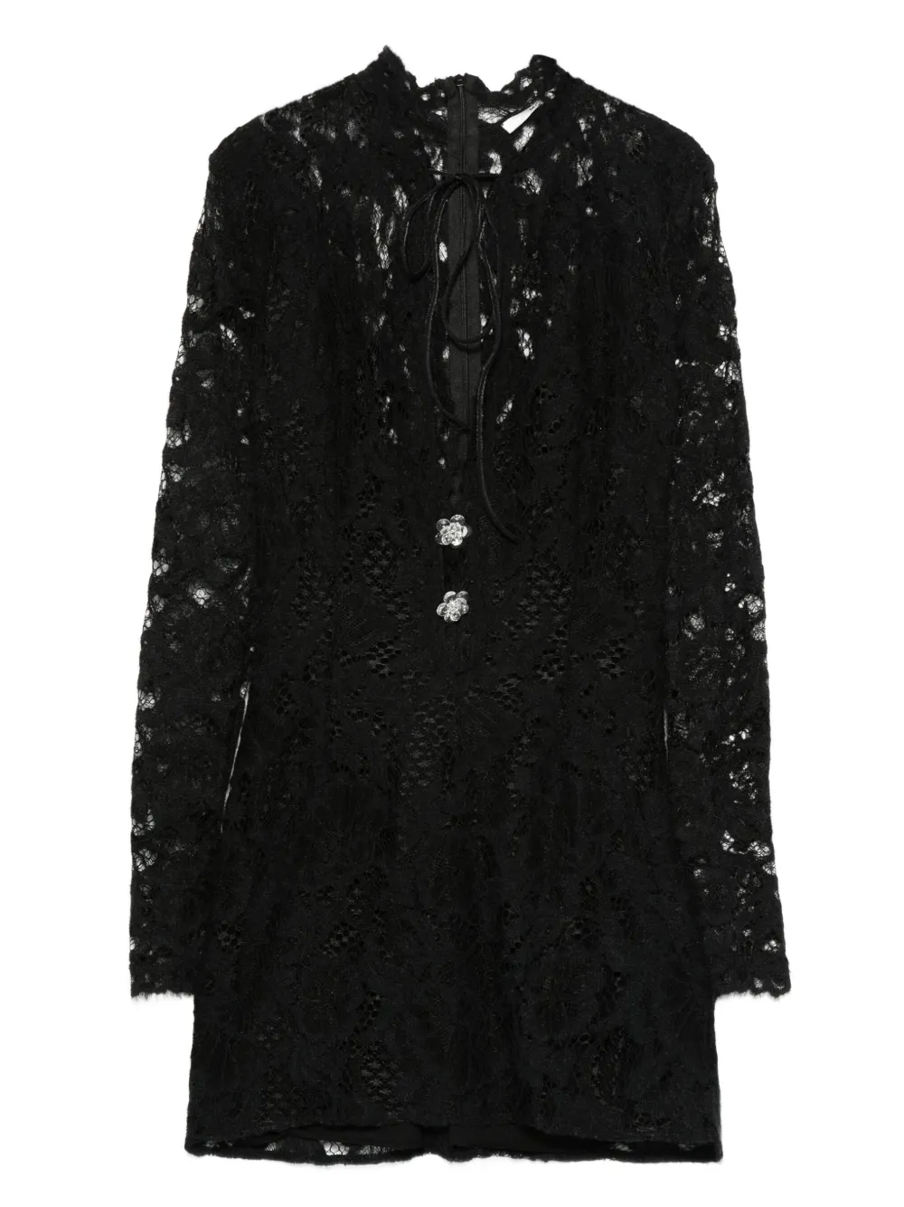 Платье мини с высоким воротником MANURI, черный
Платье мини с высоким воротником MANURI, черный