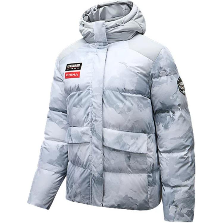 ANTA Куртка пуховая женская с принтом снежинки, Snowflake White/All over Print
ANTA Куртка пуховая женская с принтом снежинки, Snowflake White/All over Print