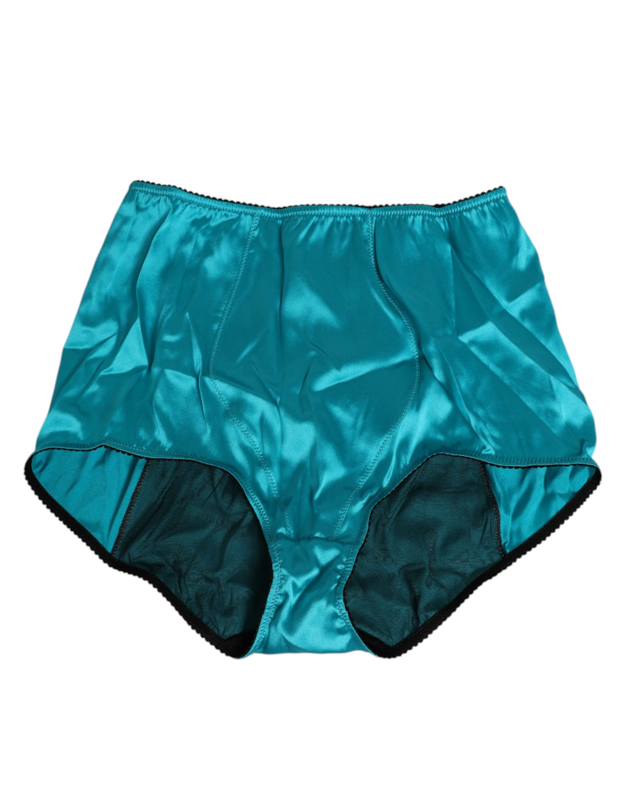 Атласные трусы-брифы с высокой талией цвета морской волны Dolce & Gabbana, Verde Aqua
Атласные трусы-брифы с высокой талией цвета морской волны Dolce & Gabbana, Verde Aqua