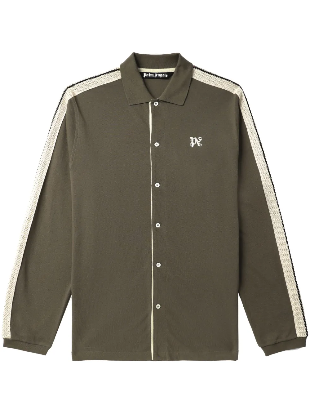 Рубашка поло с вышитой монограммой PALM ANGELS, коричневый
Рубашка поло с вышитой монограммой PALM ANGELS, коричневый