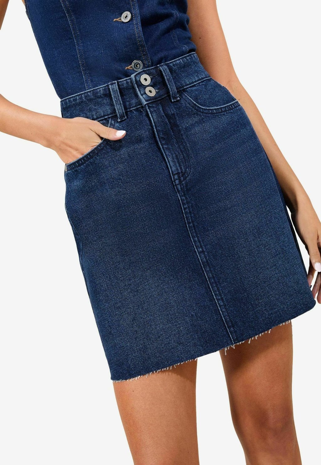 Юбка из денима Minigonna Lipsy, синий
Юбка из денима Minigonna Lipsy, синий