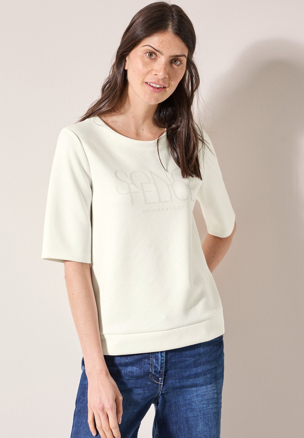 Футболка с принтом MIT WORDING Cecil, кремовый
Футболка с принтом MIT WORDING Cecil, кремовый