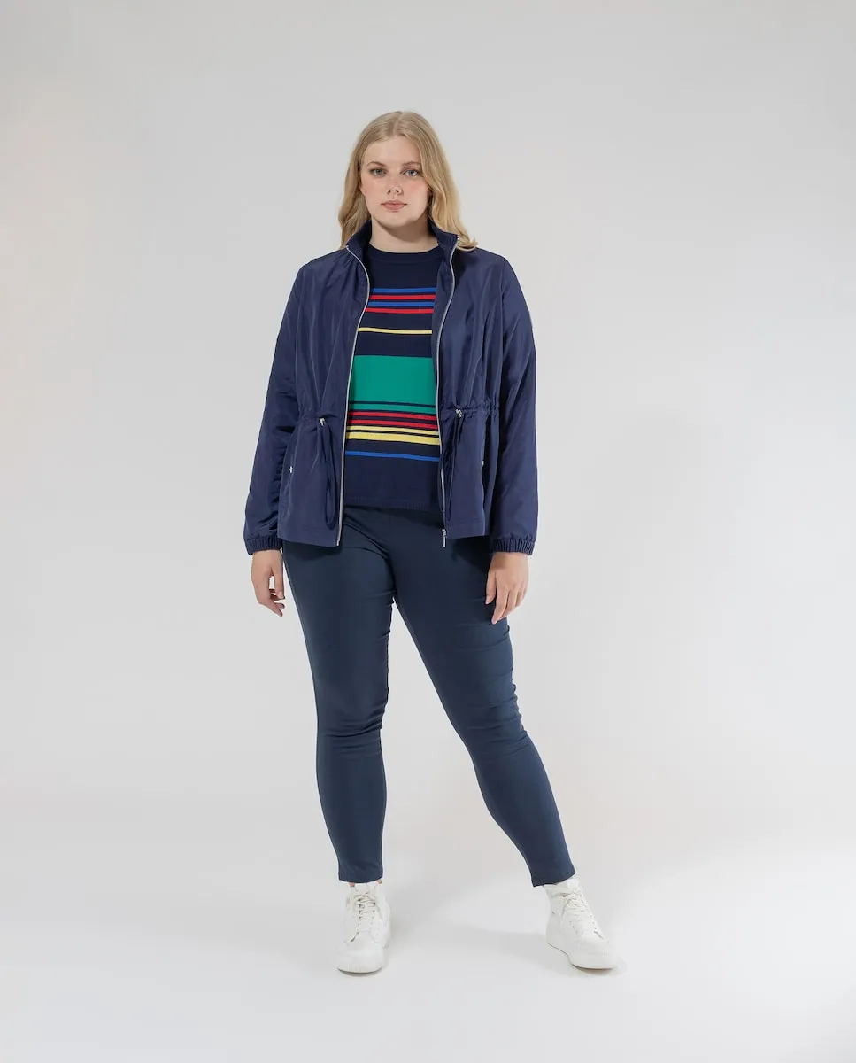 Женские хлопковые леггинсы с резинкой на талии October, тёмно-синий
Женские хлопковые леггинсы с резинкой на талии October, тёмно-синий