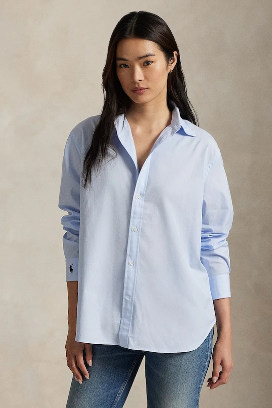 Хлопковая рубашка с длинным рукавом Light Shirt Polo Ralph Lauren, синий
Хлопковая рубашка с длинным рукавом Light Shirt Polo Ralph Lauren, синий