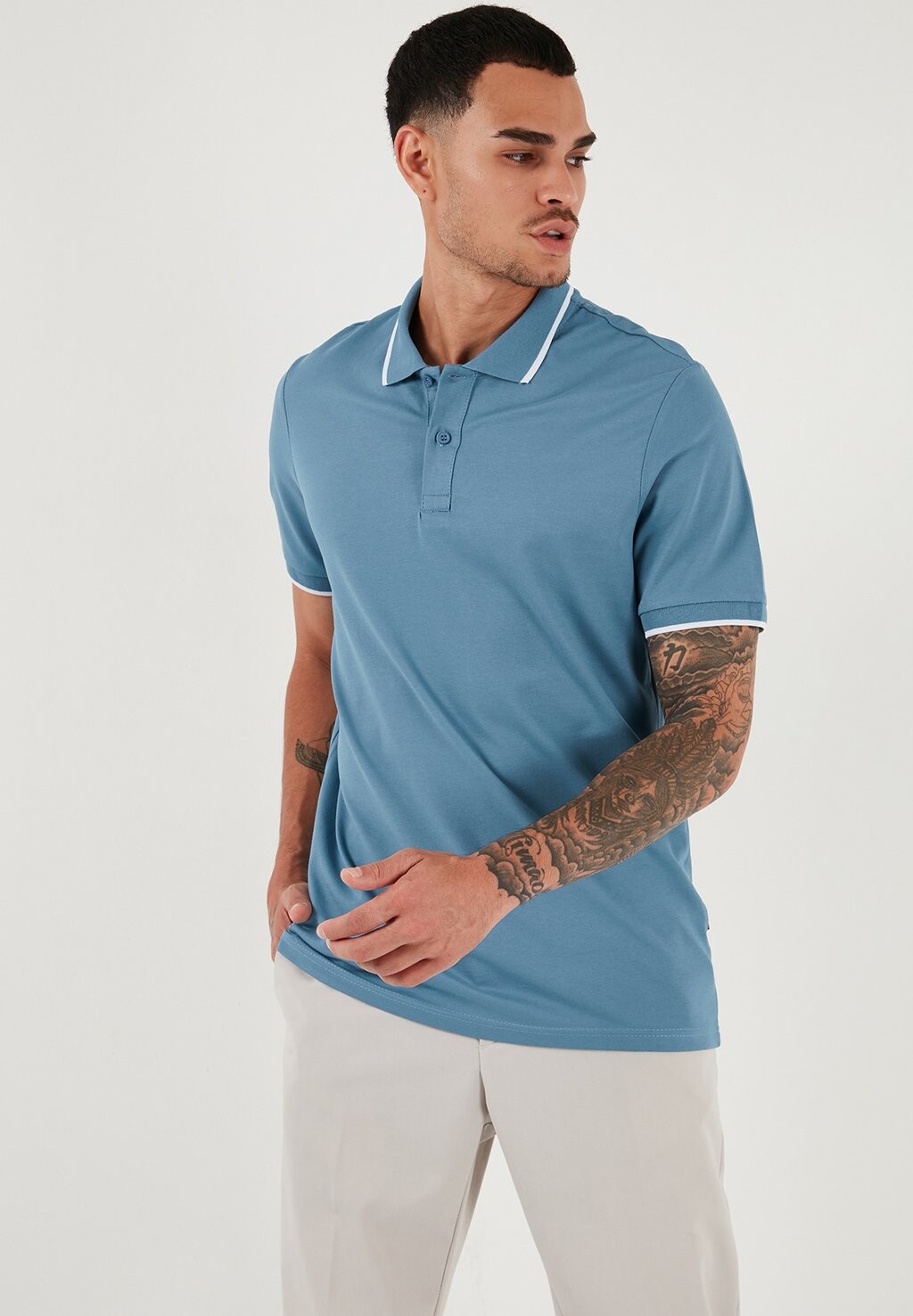 Рубашка поло REGULAR FIT Buratti, светло-голубой
Рубашка поло REGULAR FIT Buratti, светло-голубой