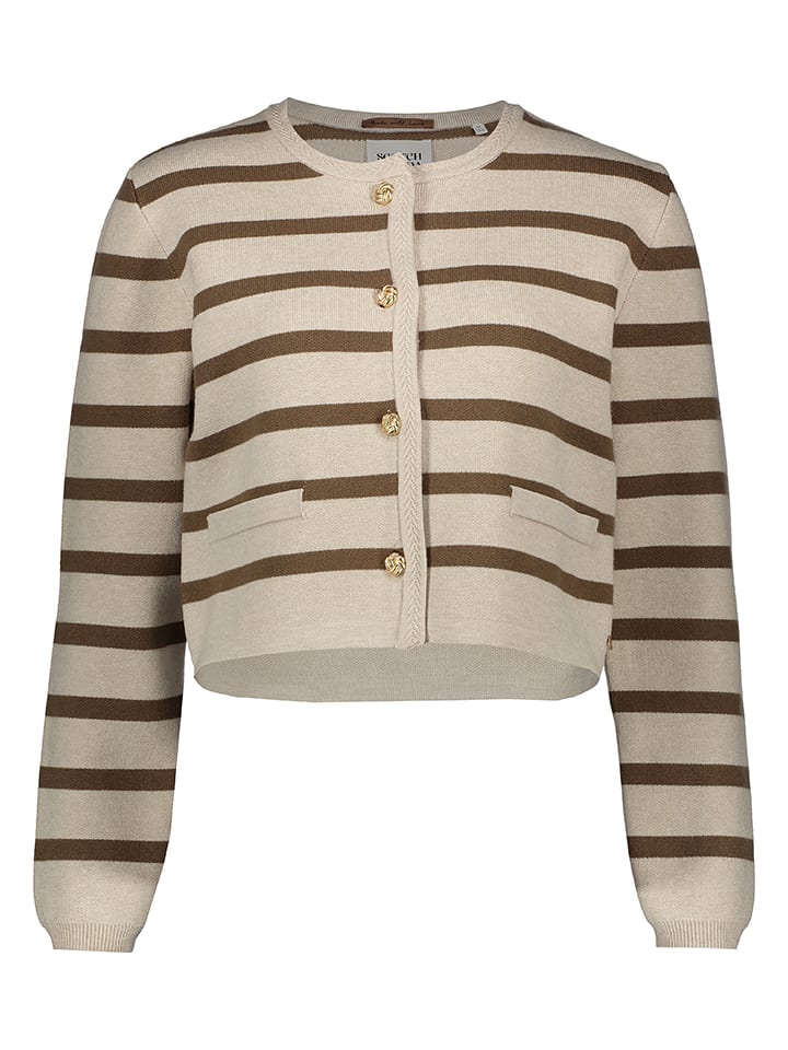 Scotch & Soda Кардиган кремово-коричневого цвета
Scotch & Soda Кардиган кремово-коричневого цвета
