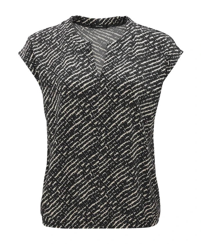 Футболка с V-образным вырезом Opus, черный
Футболка с V-образным вырезом Opus, черный