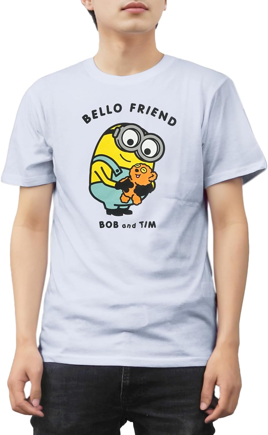 Футболка с принтами Fineplus Minions BELLO FRIEND Bob Tim Fine Plus, фиолетовый
Футболка с принтами Fineplus Minions BELLO FRIEND Bob Tim Fine Plus, фиолетовый