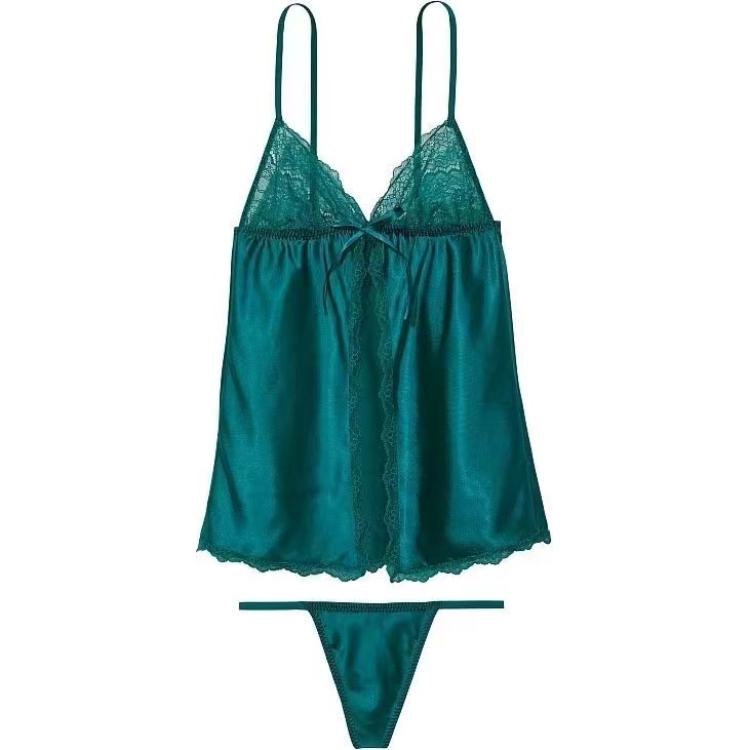 Victoria's Secret Женский пижамный комплект зеленый
Victoria's Secret Женский пижамный комплект зеленый