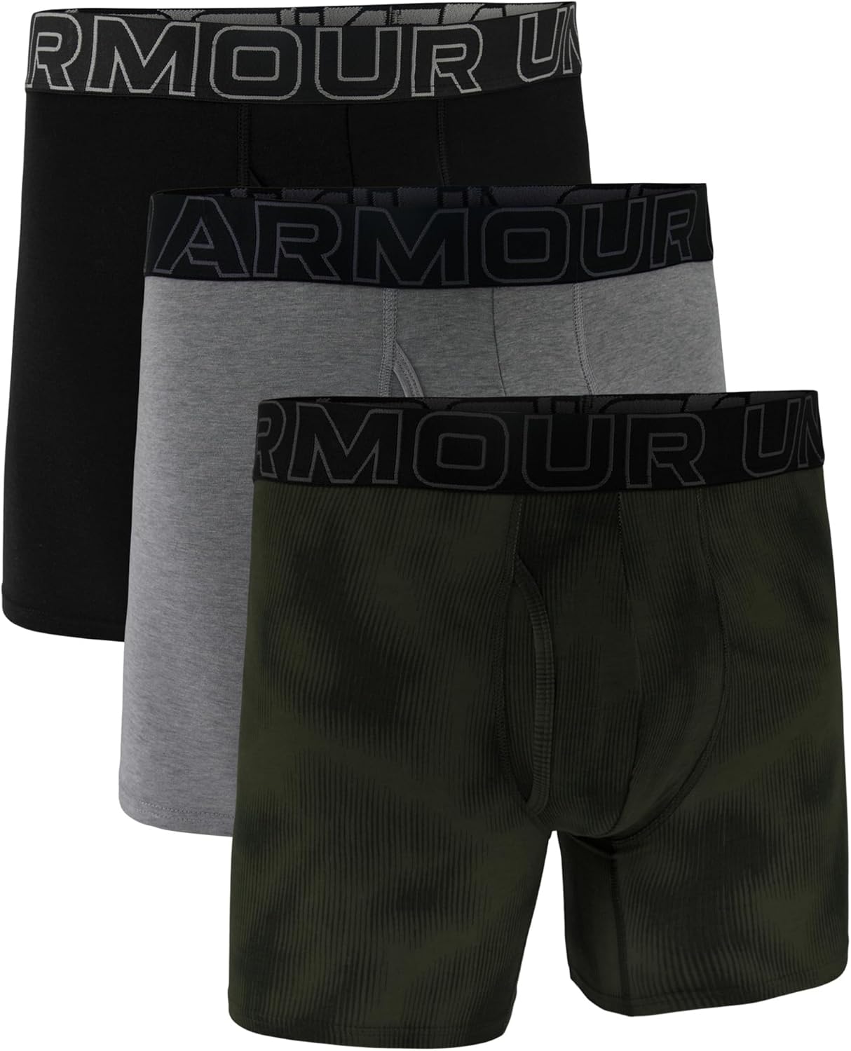Under Armour мужские боксеры Performance Cotton, 3 шт, длина по внутреннему шву 6", комфорт на весь день и ультрамягкость, Valley Etch Steel Print
Under Armour мужские боксеры Performance Cotton, 3 шт, длина по внутреннему шву 6", комфорт на весь день и ультрамягкость, Valley Etch Steel Print