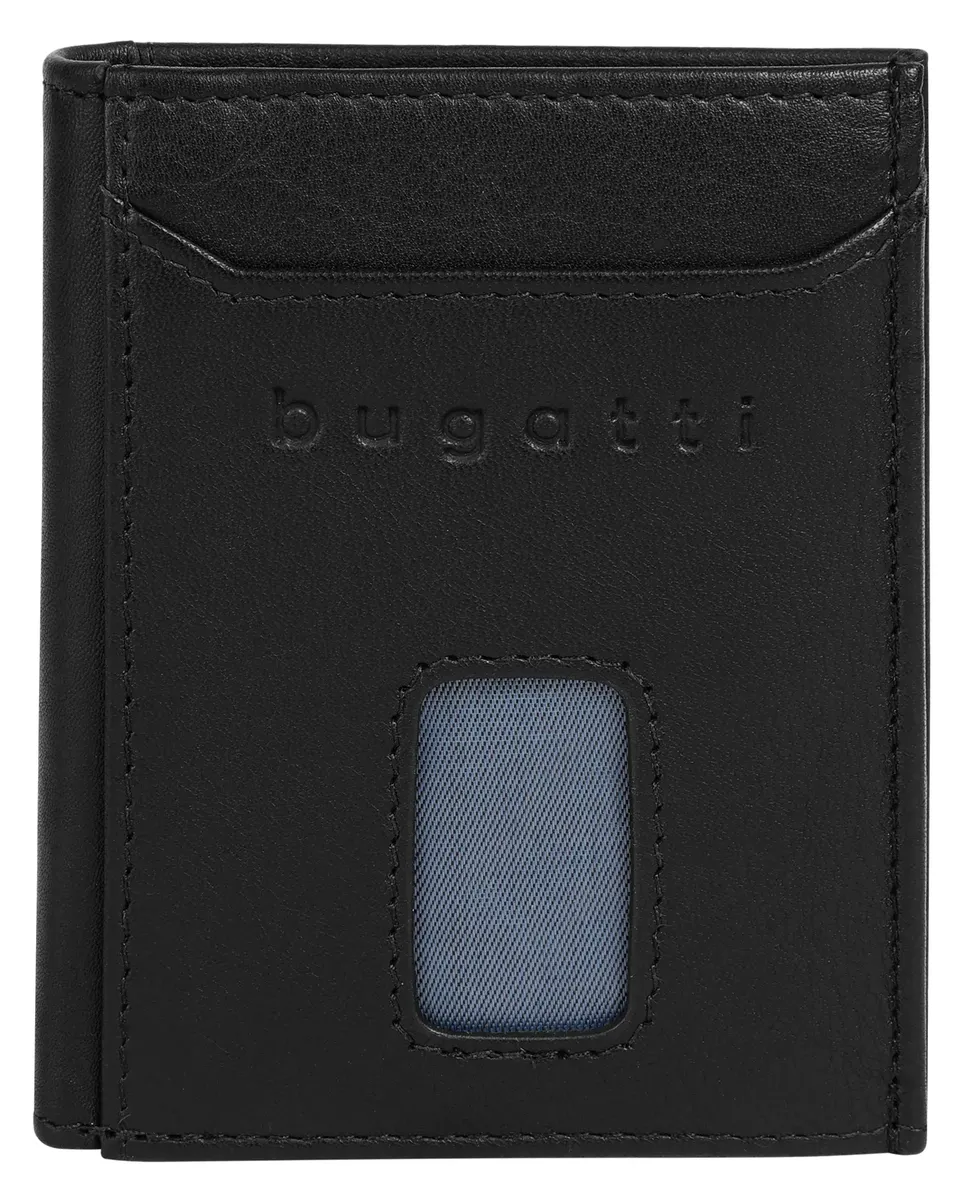 Кошелек bugatti "SECURE SLIM", натуральная кожа, черный 
Кошелек bugatti "SECURE SLIM", натуральная кожа, черный