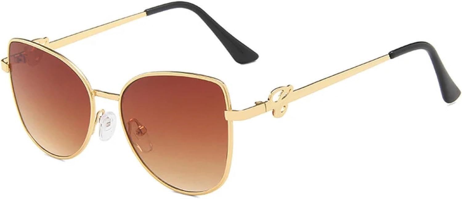 Модные металлические солнцезащитные очки «кошачий глаз» для женщин и мужчин, роскошные солнцезащитные очки для активного отдыха, спорта и вождения, защита от УФ-излучения UV400 TKKTLLT, Gold Gradient Tea
Модные металлические солнцезащитные очки «кошачий глаз» для женщин и мужчин, роскошные солнцезащитные очки для активного отдыха, спорта и вождения, защита от УФ-излучения UV400 TKKTLLT, Gold Gradient Tea