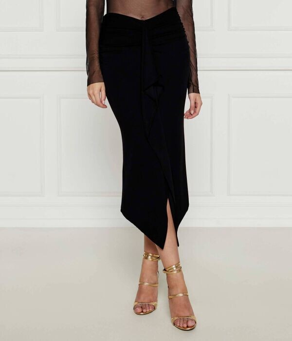 Юбка Pinko Сомюр из вискозы с драпировкой, черный
Юбка Pinko Сомюр из вискозы с драпировкой, черный