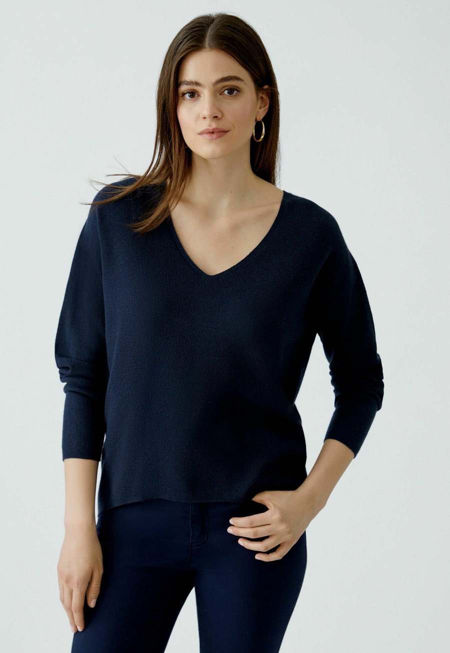 Джемпер Oui Jumper, Darkblue/Dark Blue
Джемпер Oui Jumper, Darkblue/Dark Blue