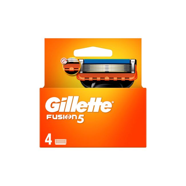Бритвенные головки Fusion (4 шт.) Gillette
Бритвенные головки Fusion (4 шт.) Gillette
