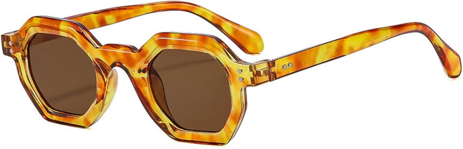 Willochra Модные маленькие квадратные панк-солнцезащитные очки для женщин в стиле ретро с градиентом, защита от УФ-излучения UV400, для мужчин с заклепками, зеленые многоугольные солнцезащитные очки, C4
Willochra Модные маленькие квадратные панк-солнцезащитные очки для женщин в стиле ретро с градиентом, защита от УФ-излучения UV400, для мужчин с заклепками, зеленые многоугольные солнцезащитные очки, C4