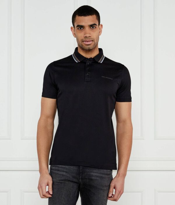 Рубашка поло Regular fit Karl Lagerfeld, черный
Рубашка поло Regular fit Karl Lagerfeld, черный