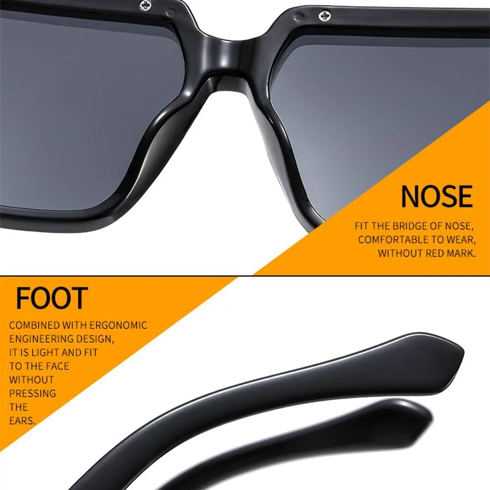 Женские солнцезащитные очки в винтажном стиле с крупной оправой, мужские модные солнцезащитные очки класса люкс с защитой от УФ-излучения UV400 HVTVTLA, Pink
Женские солнцезащитные очки в винтажном стиле с крупной оправой, мужские модные солнцезащитные очки класса люкс с защитой от УФ-излучения UV400 HVTVTLA, Pink