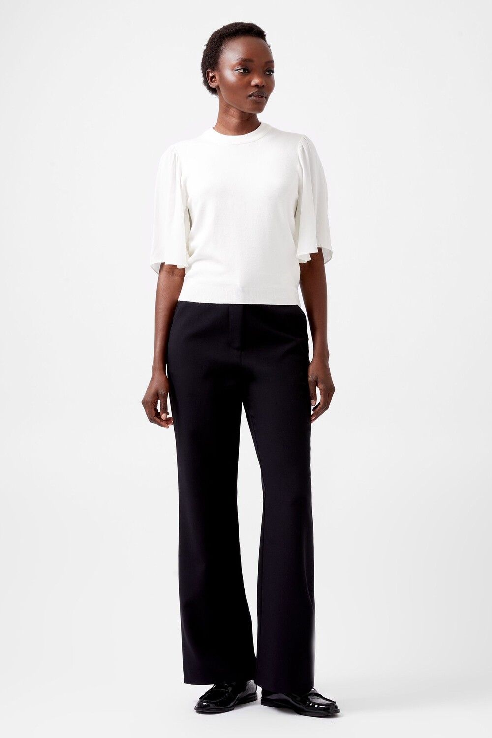 Криста вяжет расклешенный джемпер SLV French Connection, бежевый
Криста вяжет расклешенный джемпер SLV French Connection, бежевый