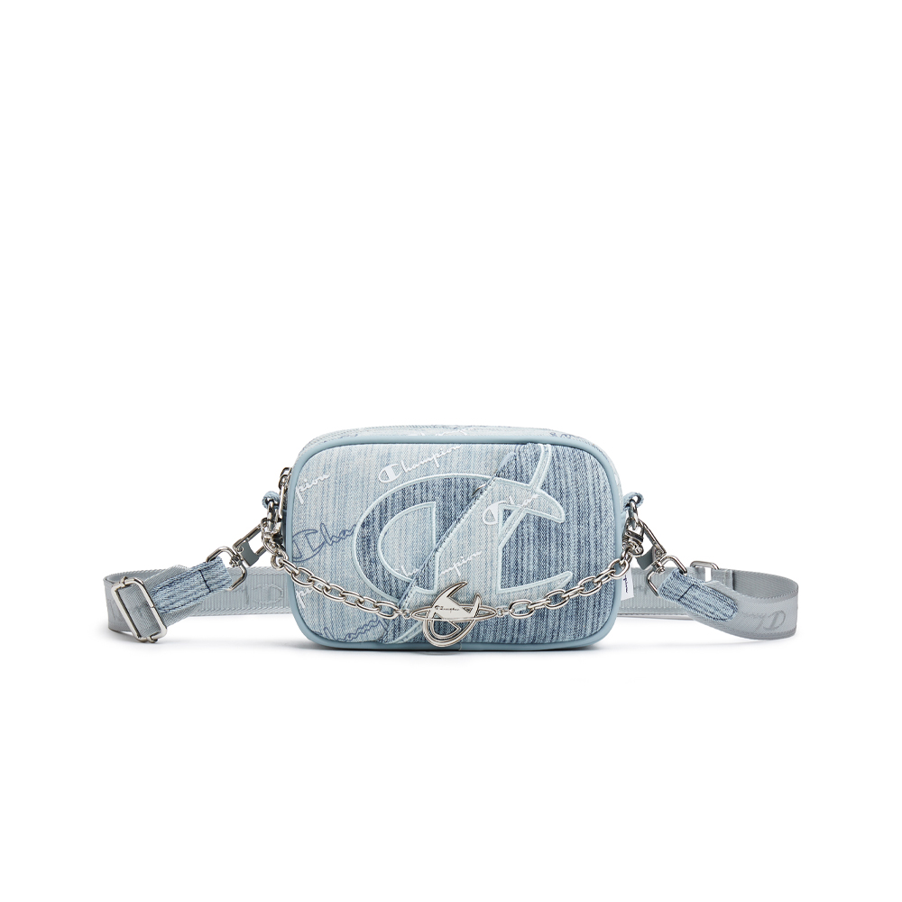 Champion Тканевый рюкзак через плечо унисекс светло-синий деним, Light Blue Denim 
Champion Тканевый рюкзак через плечо унисекс светло-синий деним, Light Blue Denim