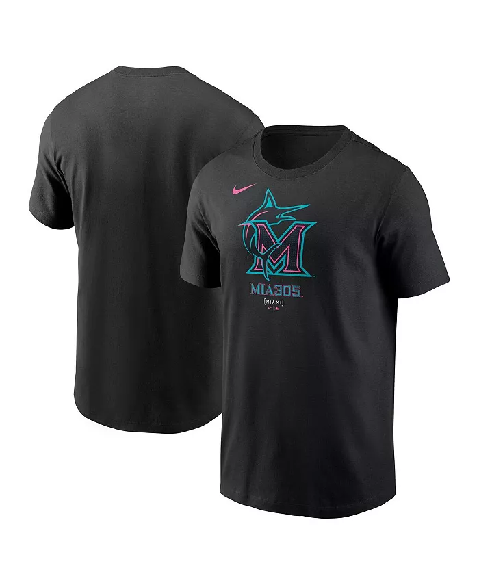 Мужская черная футболка Miami Marlins 2025 City Connect с надписью Wordmark Nike
Мужская черная футболка Miami Marlins 2025 City Connect с надписью Wordmark Nike