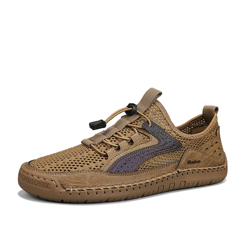 BAKE Мужские дышащие легкие кеды на низком ходу с амортизацией - песочные, цвет Sand 
BAKE Мужские дышащие легкие кеды на низком ходу с амортизацией - песочные, цвет Sand
