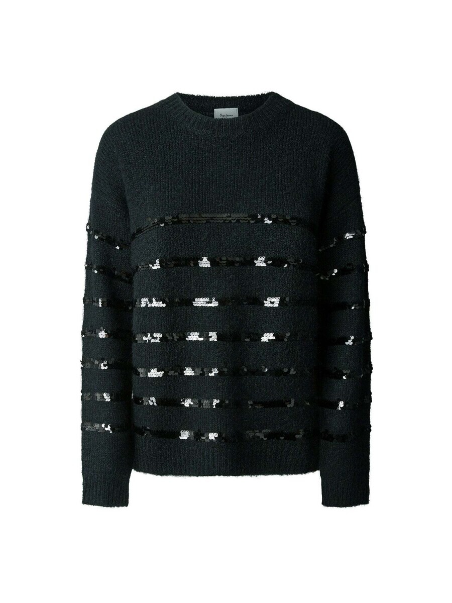 Тонкий вязаный свитер Pepe Jeans Sweater Nina, черный
Тонкий вязаный свитер Pepe Jeans Sweater Nina, черный