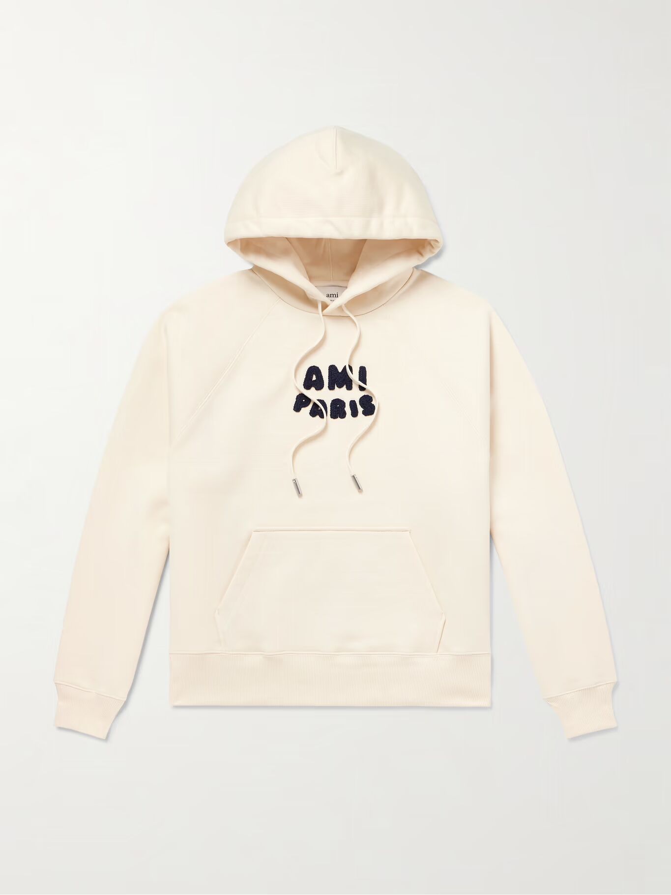 Толстовка с капюшоном из органического хлопкового джерси с логотипом AMI PARIS, экрю
Толстовка с капюшоном из органического хлопкового джерси с логотипом AMI PARIS, экрю