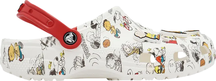 Кроссовки Peanuts x Classic Clog 'Allover Print', белый
Кроссовки Peanuts x Classic Clog 'Allover Print', белый