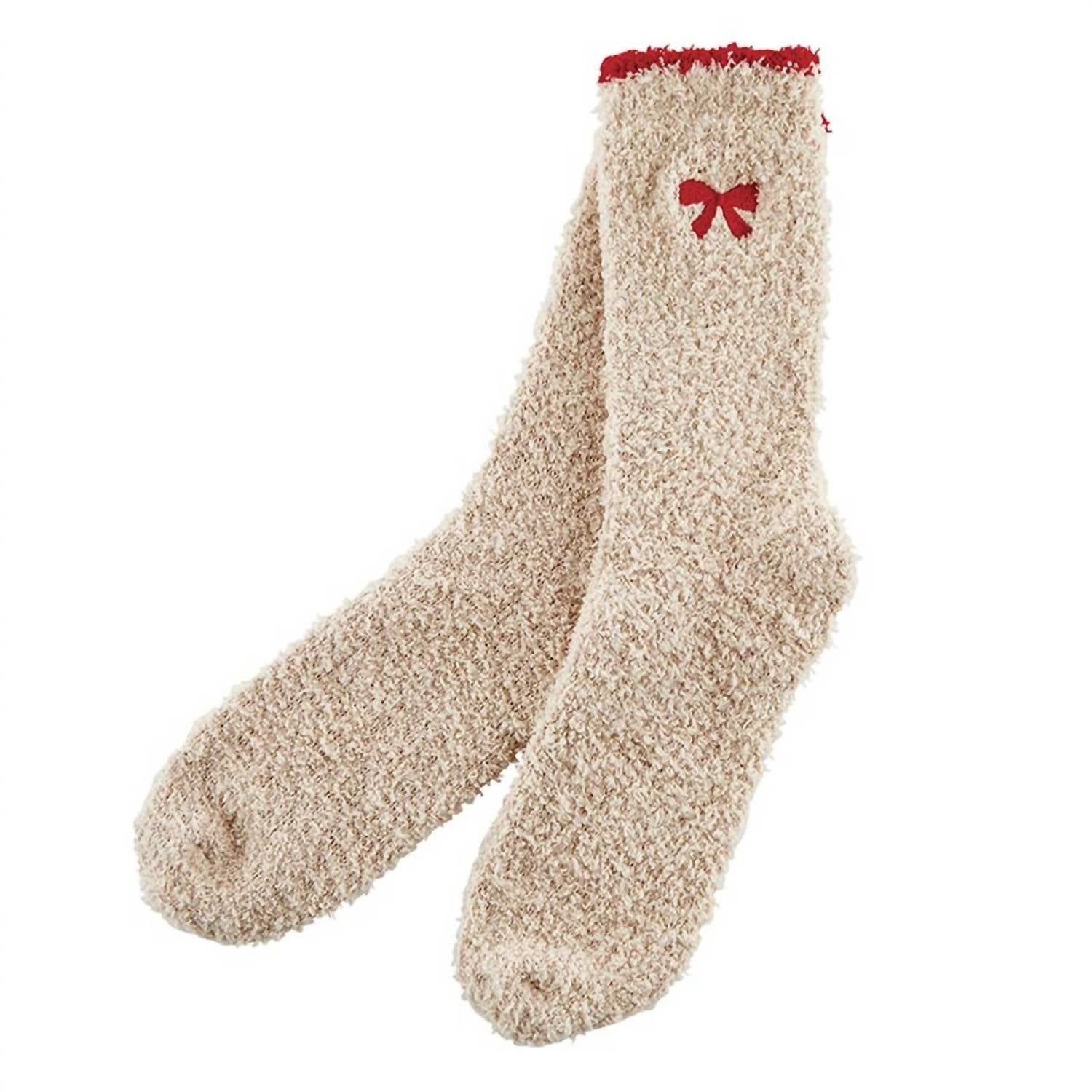Bella Sleep + Spa Женские уютные носки Ornament нежно-розового цвета с красным бантиком
Bella Sleep + Spa Женские уютные носки Ornament нежно-розового цвета с красным бантиком