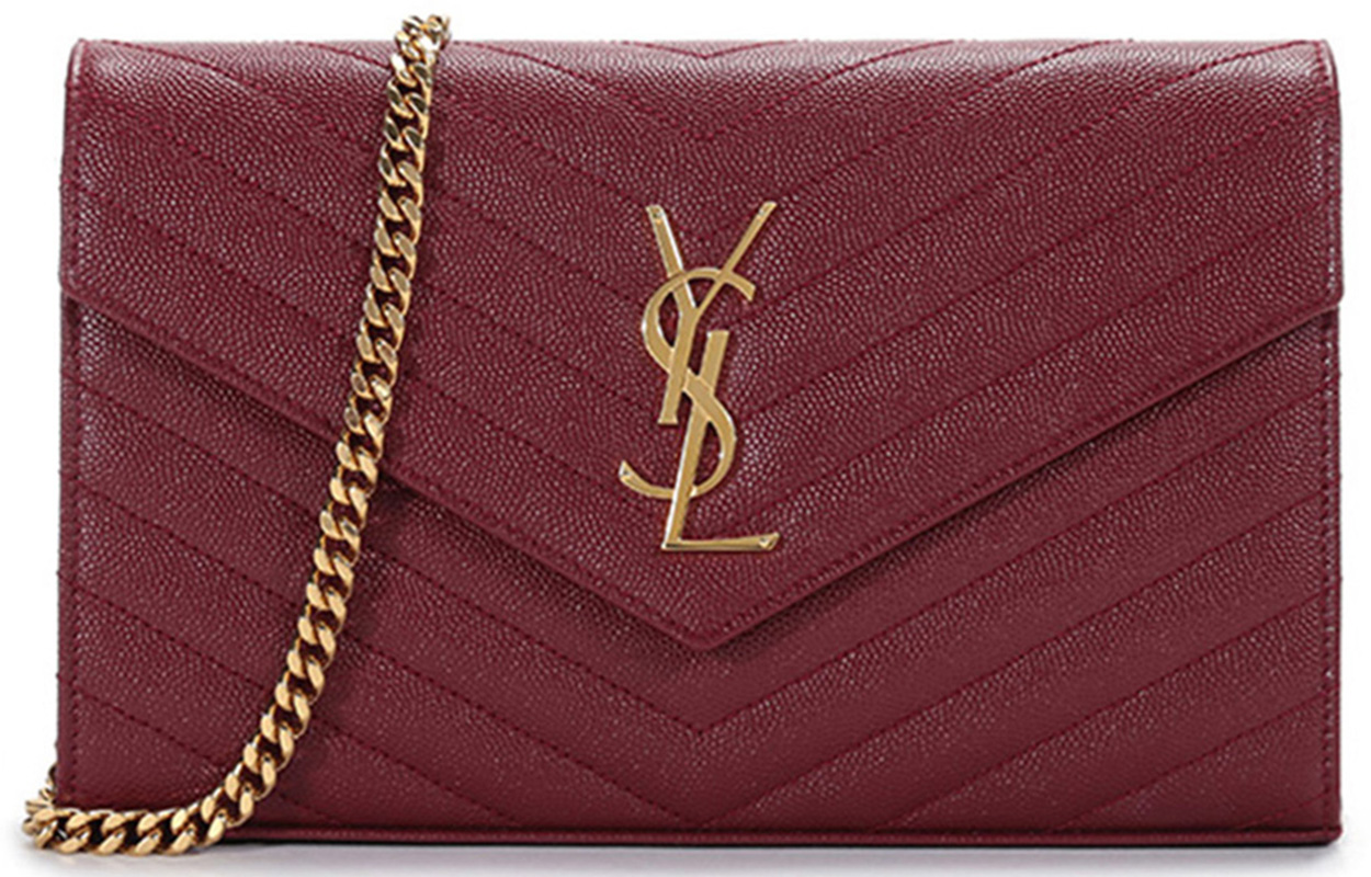 SAINT LAURENT Кожаная женская сумка через плечо темно-красная
SAINT LAURENT Кожаная женская сумка через плечо темно-красная