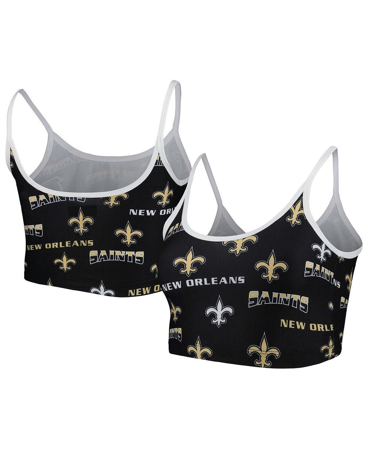 Женский черный вязаный бюстгальтер без косточек New Orleans Saints Concepts Sport, черный
Женский черный вязаный бюстгальтер без косточек New Orleans Saints Concepts Sport, черный