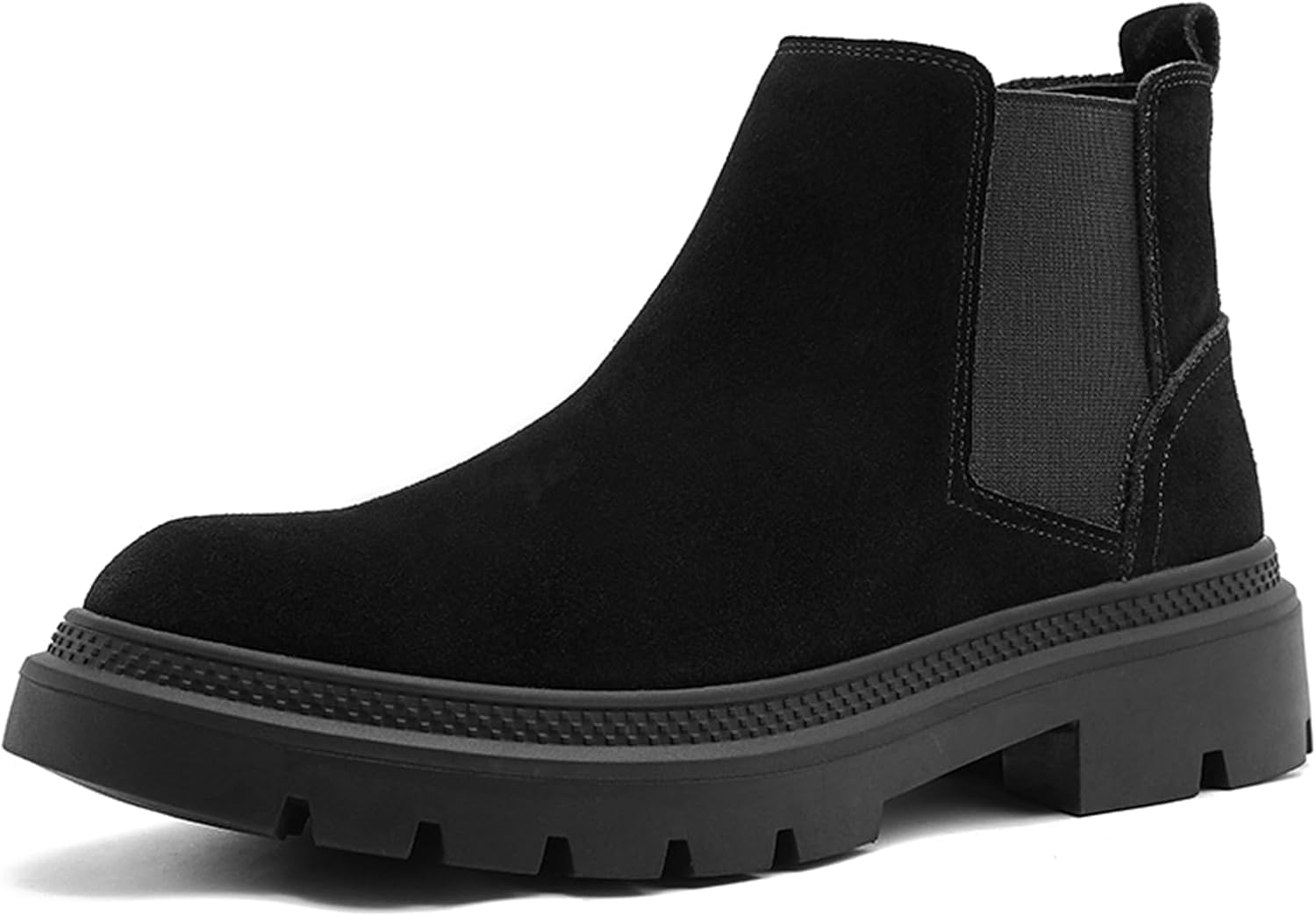 Мужские замшевые ботинки Psieicwm на толстой подошве, с эластичными боковыми вставками, круглым носком, толстой резиновой подошвой и текстурированной подошвой, в ретро-стиле для повседневной городской носки, черный
Мужские замшевые ботинки Psieicwm на толстой подошве, с эластичными боковыми вставками, круглым носком, толстой резиновой подошвой и текстурированной подошвой, в ретро-стиле для повседневной городской носки, черный