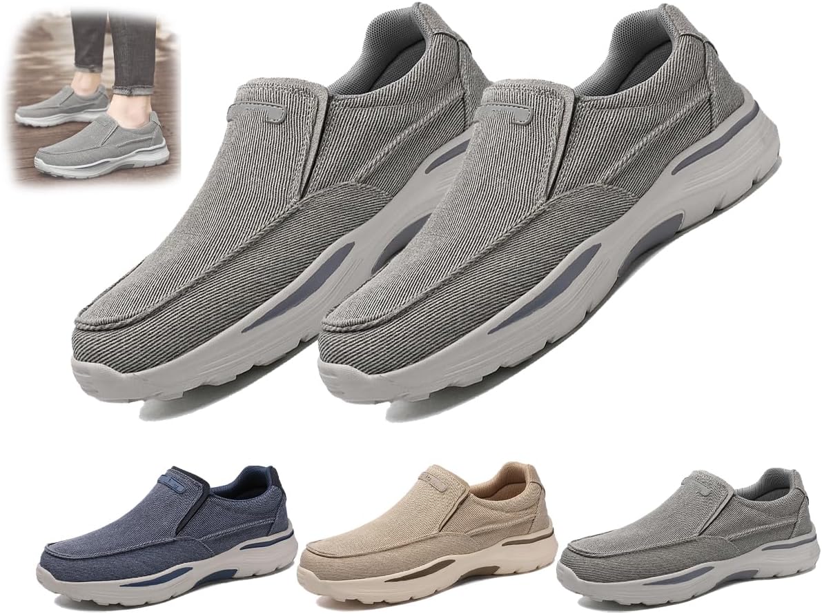 Мужские дышащие холщовые лоферы на весну/осень, повседневные, противоскользящие, легкие, с поддержкой свода, модные кроссовки, мокасины, ортопедическая обувь Generic, серый
Мужские дышащие холщовые лоферы на весну/осень, повседневные, противоскользящие, легкие, с поддержкой свода, модные кроссовки, мокасины, ортопедическая обувь Generic, серый