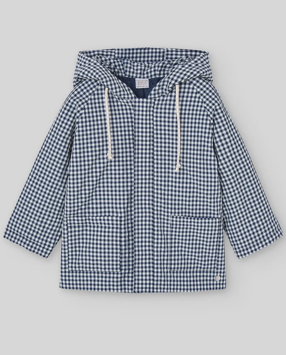 Детская куртка-парка в клетку, коллекция Violeta PAZ Rodríguez, темно-синий
Детская куртка-парка в клетку, коллекция Violeta PAZ Rodríguez, темно-синий