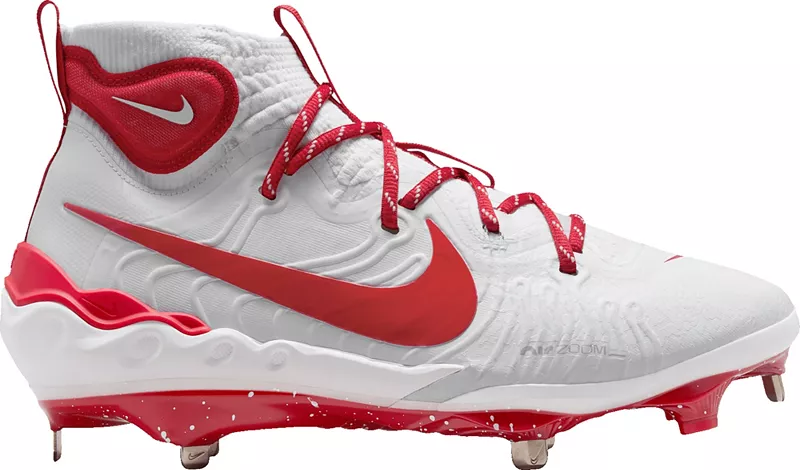 Мужские металлические бейсбольные бутсы Nike Alpha Huarache NXT, цвет White/University Red/Platinum
Мужские металлические бейсбольные бутсы Nike Alpha Huarache NXT, цвет White/University Red/Platinum