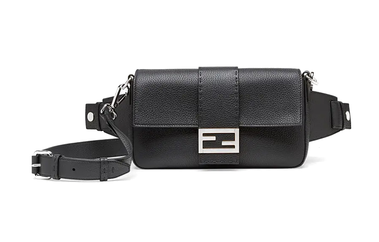 Сумка-багет из кожи коровы, плечевая сумка, кросс-боди, поясная сумка, черная мужская FENDI
Сумка-багет из кожи коровы, плечевая сумка, кросс-боди, поясная сумка, черная мужская FENDI