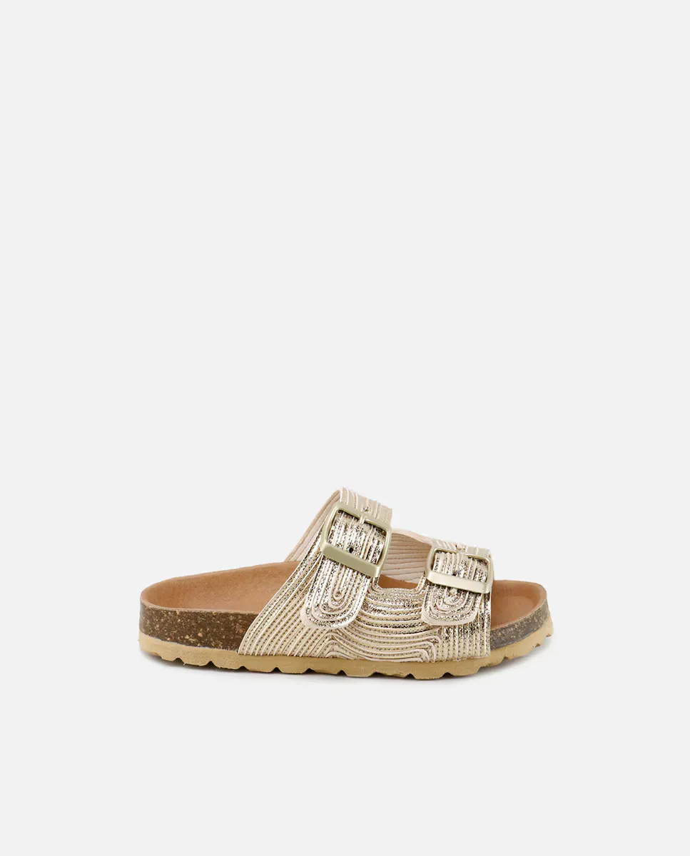 Сандалии для девочки из экокожи с пряжками Eli 1957, золотой
Сандалии для девочки из экокожи с пряжками Eli 1957, золотой