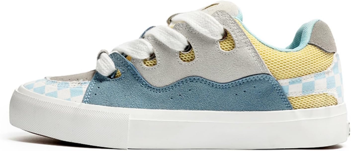 Мужские повседневные низкие кеды с шнуровкой, модный колор-блок, удобная обувь для ходьбы и катания на скейтборде для стильного ежедневного ношения Aokisx, белый/синий
Мужские повседневные низкие кеды с шнуровкой, модный колор-блок, удобная обувь для ходьбы и катания на скейтборде для стильного ежедневного ношения Aokisx, белый/синий