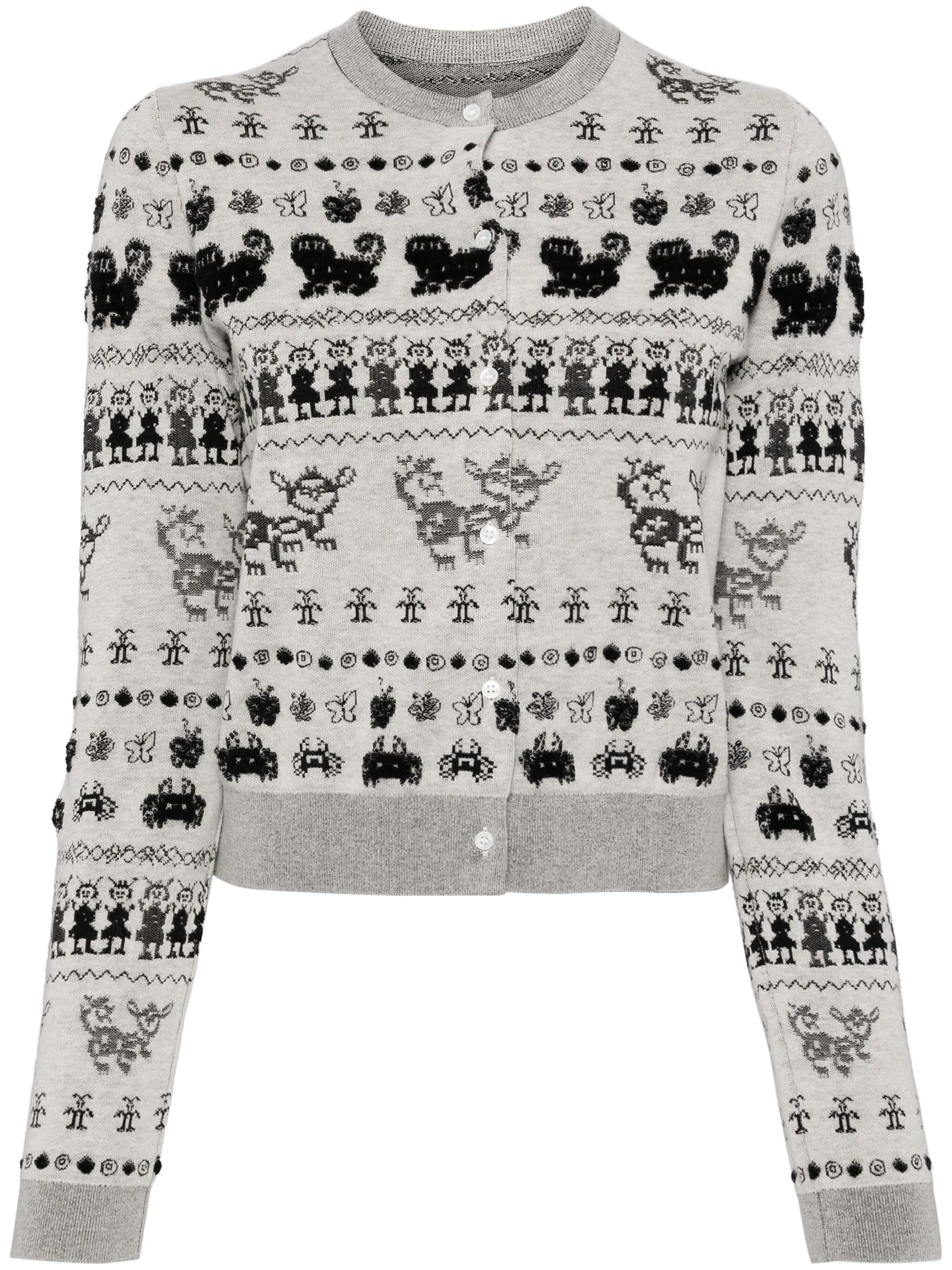 Свитер с узором Jnby, серый
Свитер с узором Jnby, серый