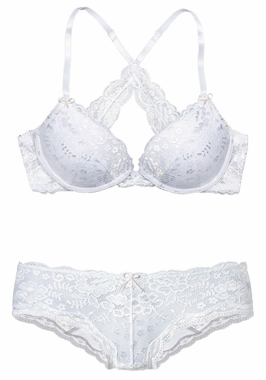 Бюстгальтер пуш ап LASCANA Set:, белый
Бюстгальтер пуш ап LASCANA Set:, белый