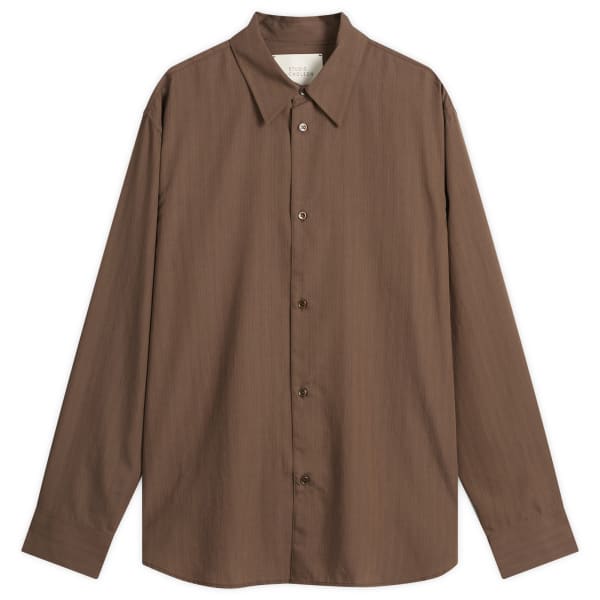 Боксерская оверсайз рубашка Studio Nicholson, brown
Боксерская оверсайз рубашка Studio Nicholson, brown