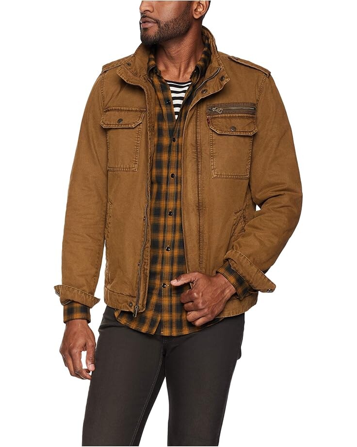 Куртка Levi's Two-Pocket Military Jacket with Polytwill Lining, цвет Worker Brown
Куртка Levi's Two-Pocket Military Jacket with Polytwill Lining, цвет Worker Brown