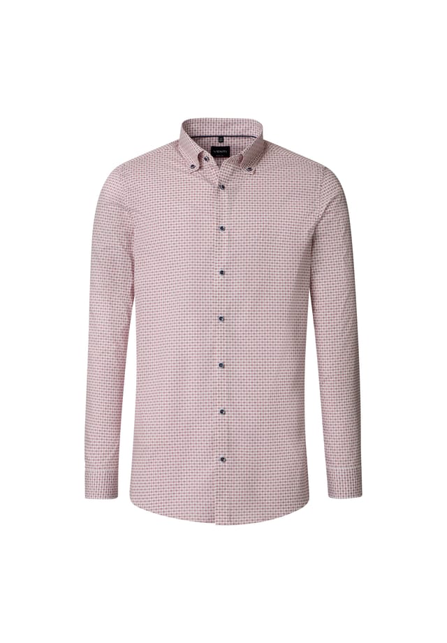 Рубашка с принтом в деловом стиле облегающая фигуру Venti, красный
Рубашка с принтом в деловом стиле облегающая фигуру Venti, красный