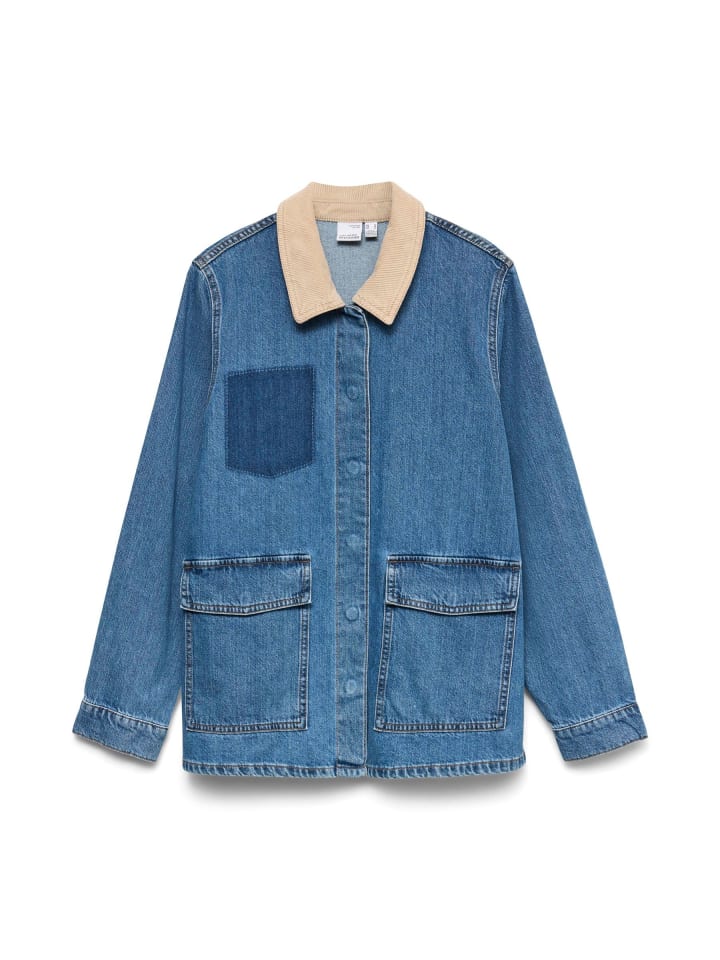 Vero Moda Джинсовая куртка среднего синего цвета
Vero Moda Джинсовая куртка среднего синего цвета