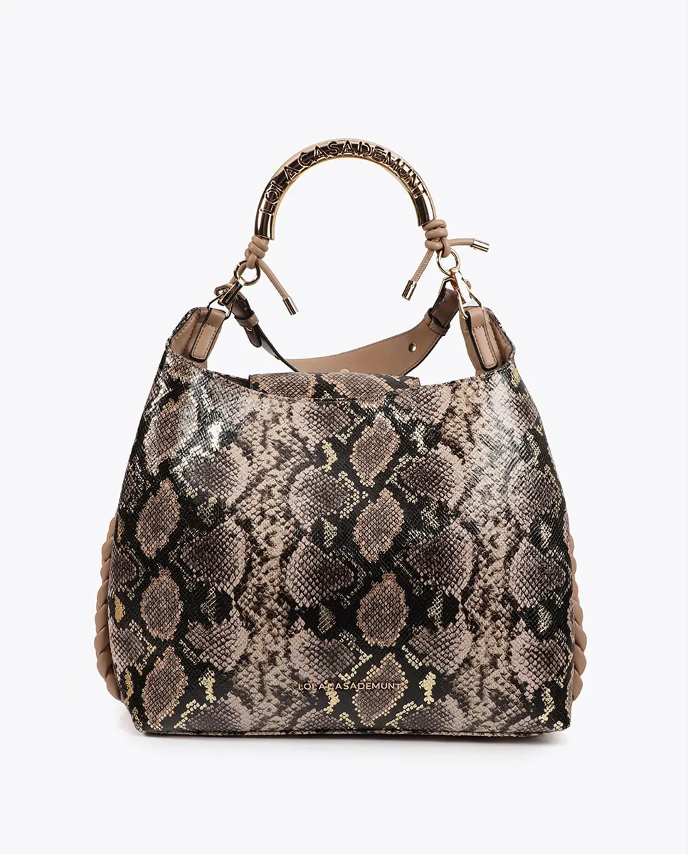 Персонализированная сумка-шоппер с металлической ручкой Lola Casademunt, светло-коричневый
Персонализированная сумка-шоппер с металлической ручкой Lola Casademunt, светло-коричневый